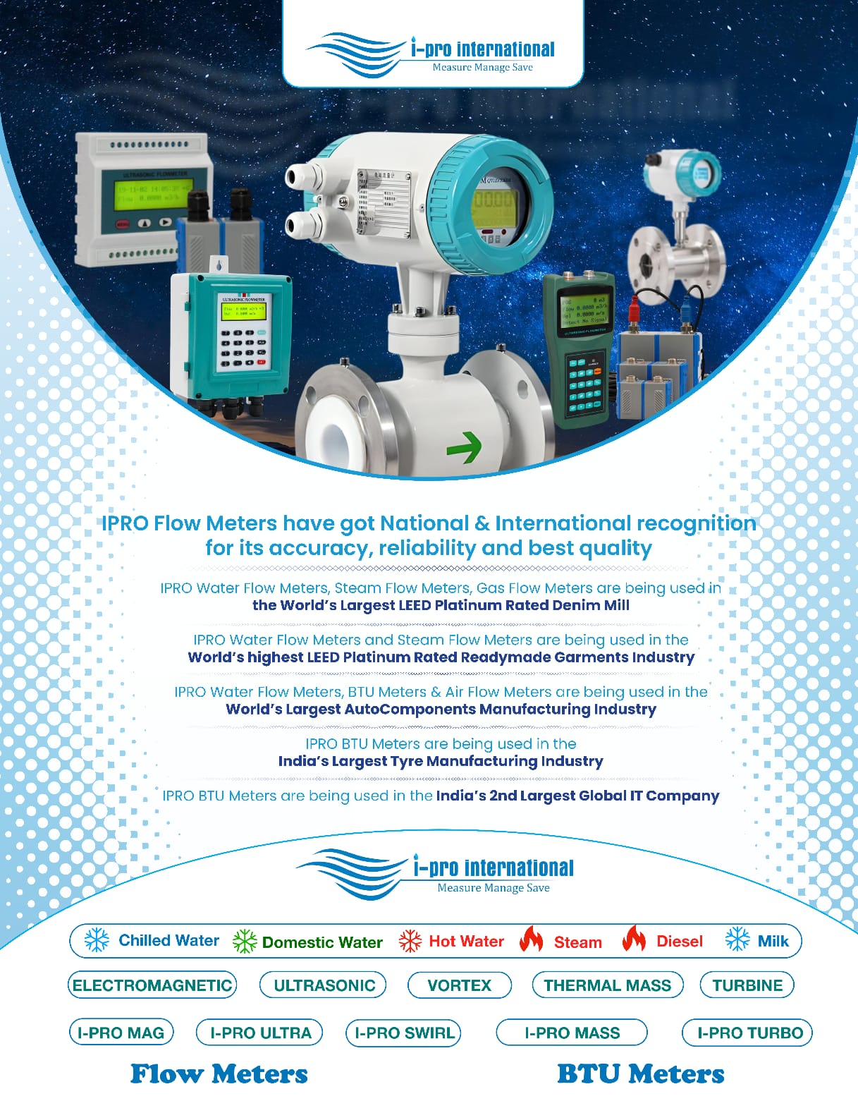 i-pro International - Flow Meters and BTU Meters showcase